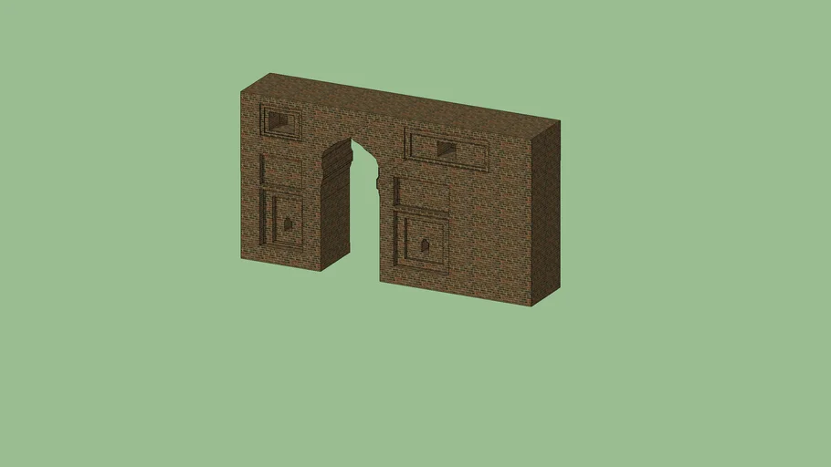 Fort Gate | 3D Warehouse