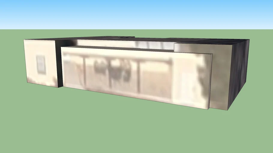 UNM Campus Building in Albuquerque, NM, USA