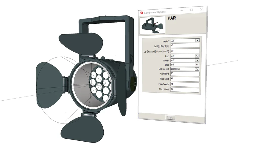 Adjustable Stage Light (Par)
