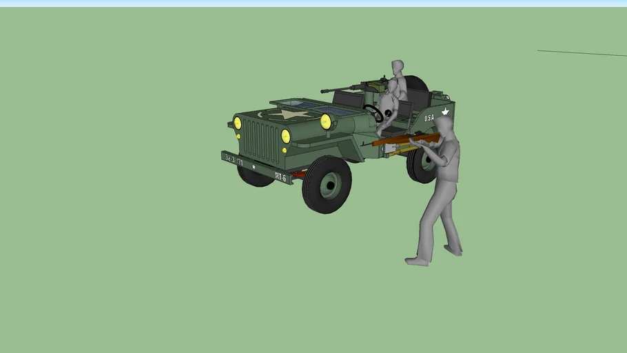 WW2 willys jeep