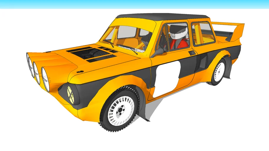 ZAZ 968 M Turbo - Ice track car