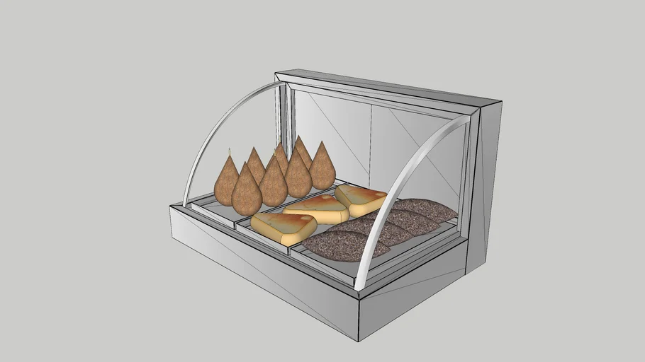 Estufa para Salgados 50cm x 30cm x 35cm