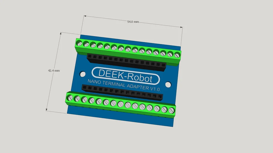 Nano Terminal Adapter for Arduino Nano