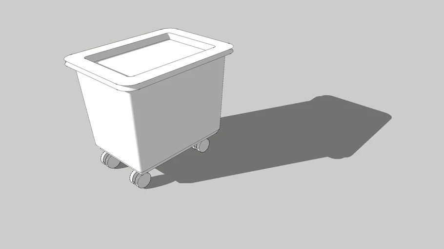 IKEA CESTO PLASTICO + RUEDAS
