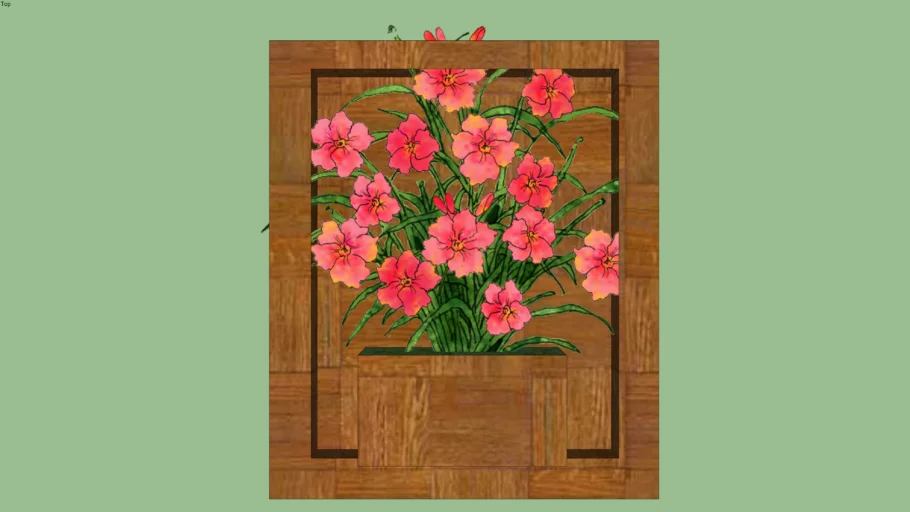quadro com flores