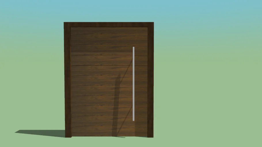 #Kit Porta Pivotante Envernizada Luxury.