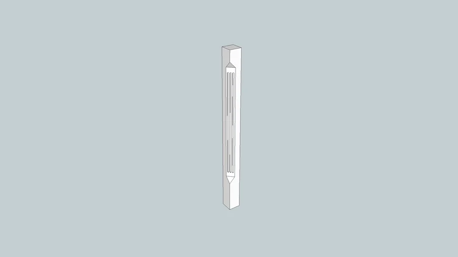 Fluted Corner Post