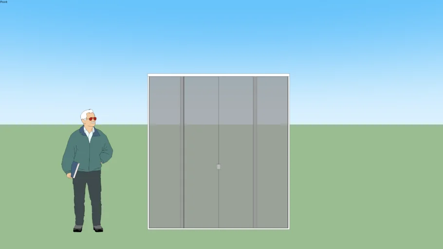 PORTA BLINDEX 4 FOLHAS 2,00 X 2,20
