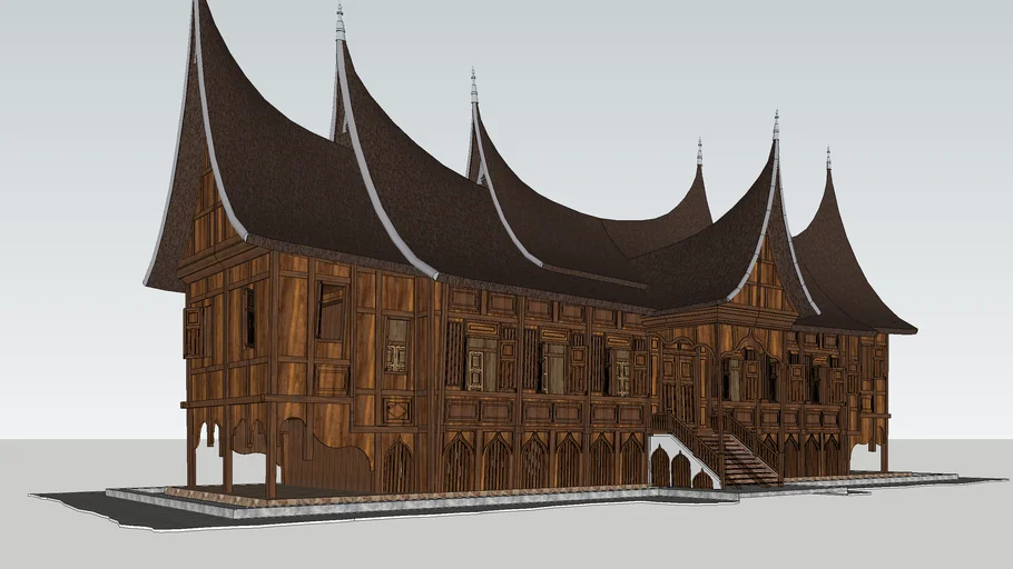 Rumah Gadang Minang Kabau