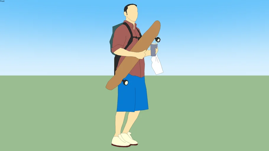 customized sketchup person
