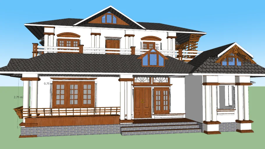 KERALA HOUSE ELEVATION 1