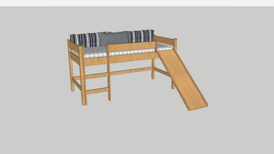 Cama Skid Solteiro da Tok & Stok