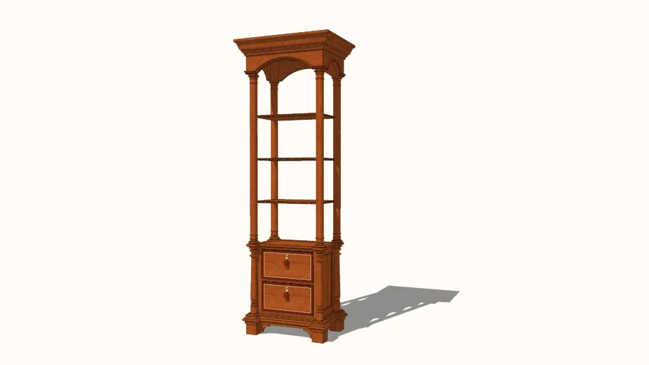 Thomasville Tall Display Cabinet