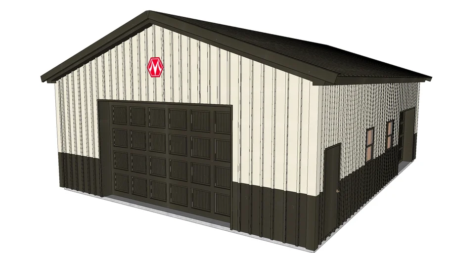 Morton 30 x 40 Metal Shed / Workshop