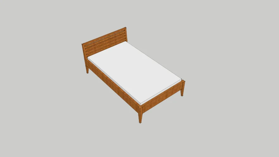 Small bed for two ppl 126x210cm