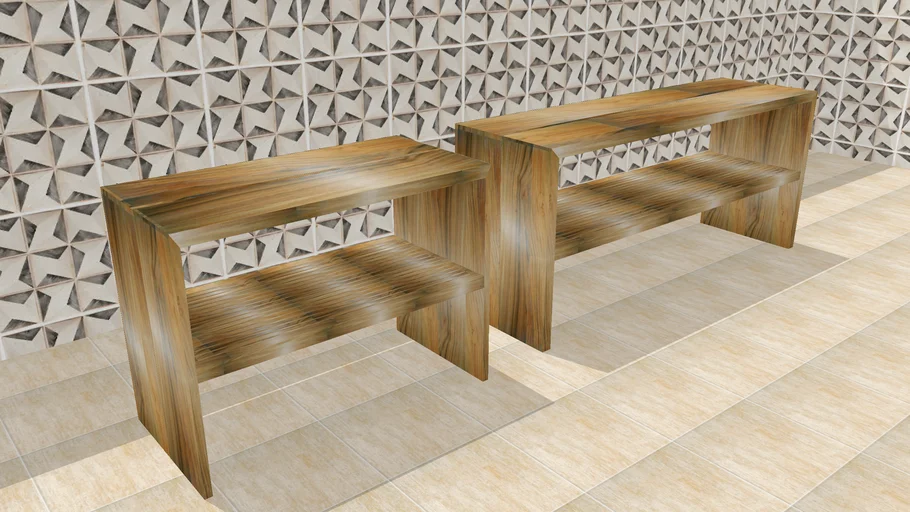 Vanitory de madera Palo Santo