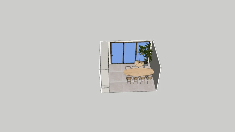 Uitbouw 3,5 diep | 3D Warehouse