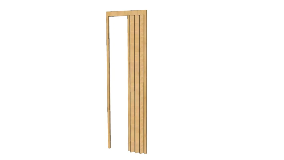 Puerta plegadiza