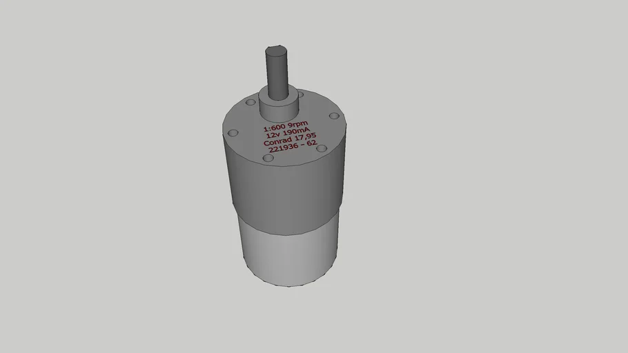 Getriebemotor 12V= 190mA