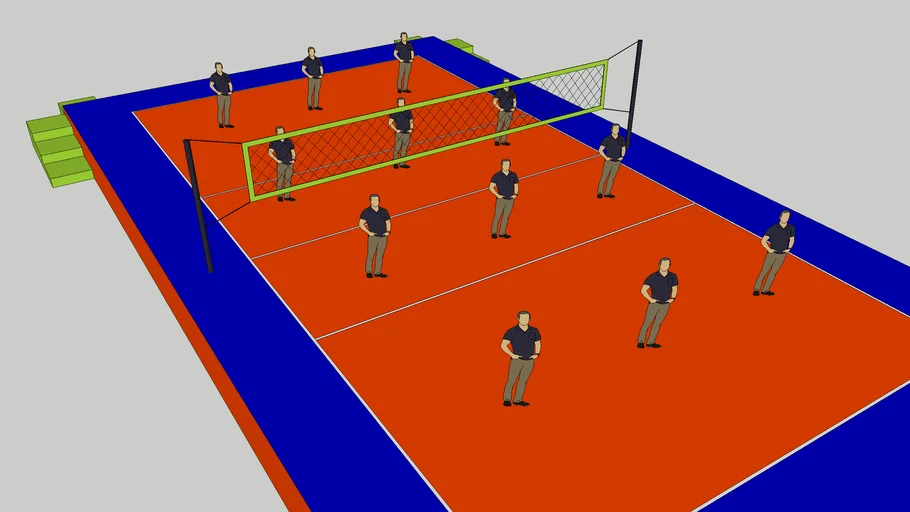 Quadra De Vôlei 