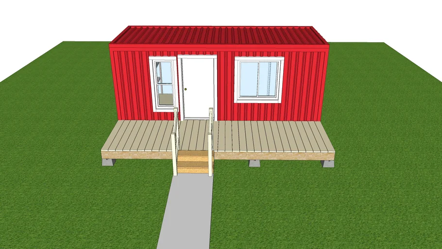 Shipping Container House | 3D Warehouse