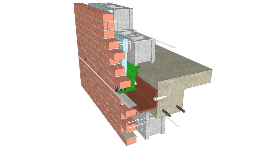 Shelf Angle - Lipped Brick | 3D Warehouse