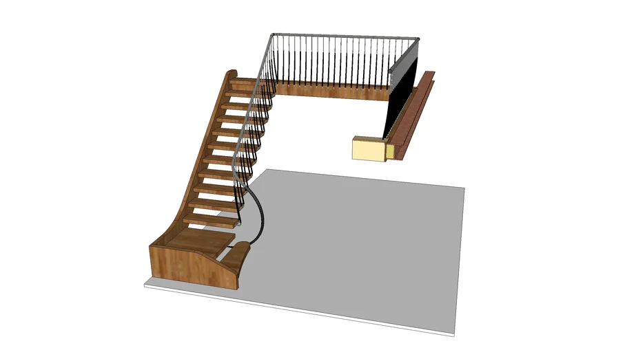 Balustrade and staircase