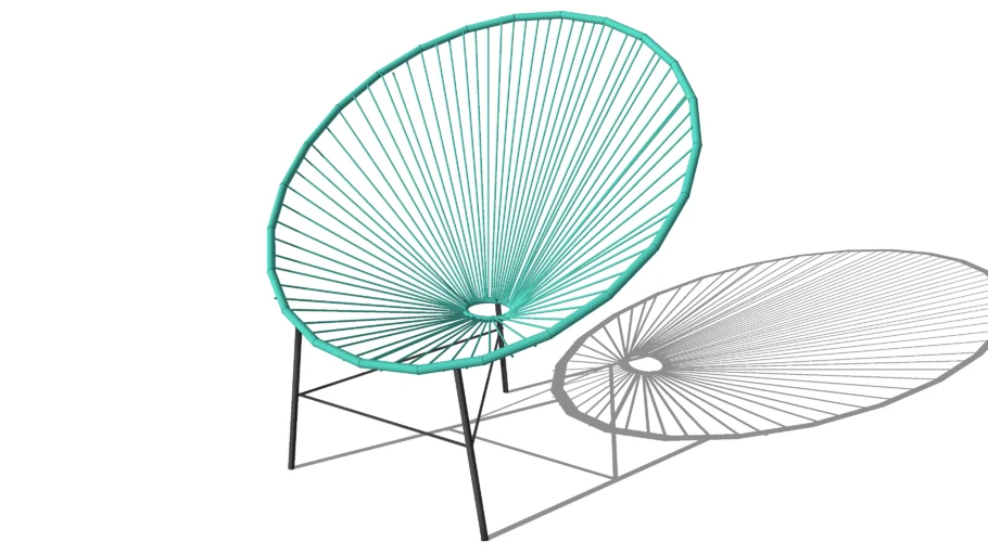 Fauteuil COPACABANA turquoise, Maisons du monde. Réf: 129.656 Prix:69€