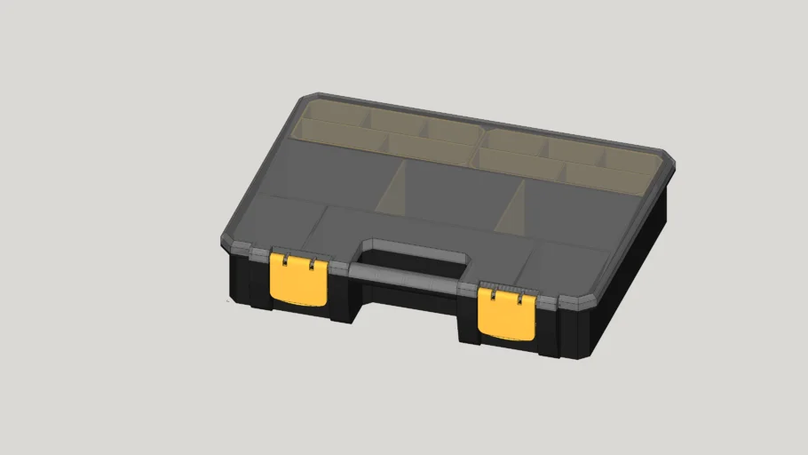 Caja organizador de plástico