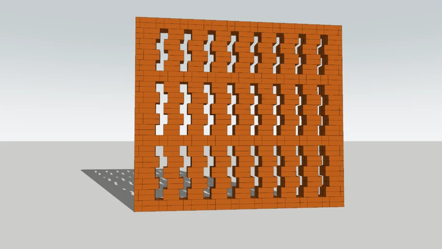 brick wall screen
