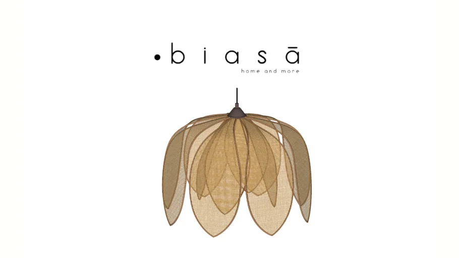 Pendente Rattan Flower