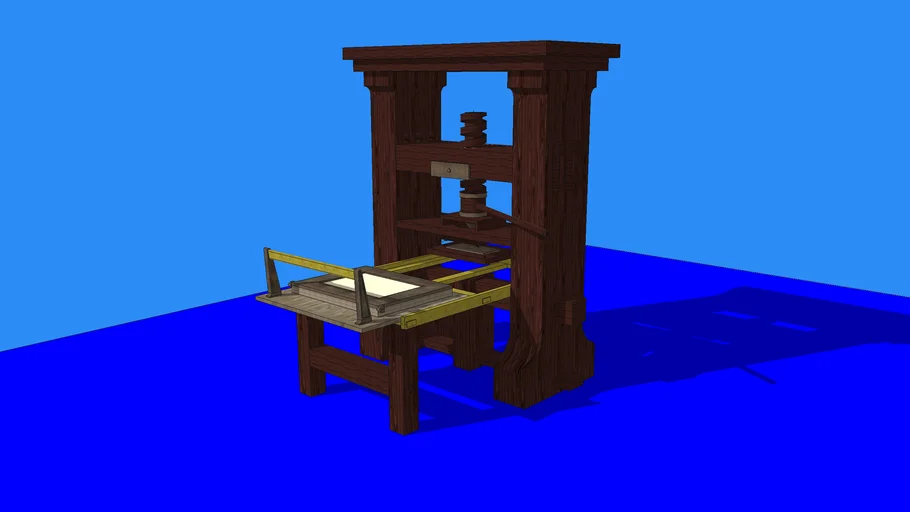 Gutenberg Printing Press - with SketchyPhysics