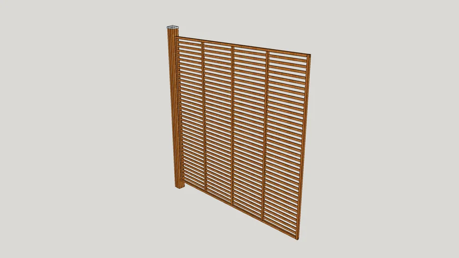 PAL 667 - Treillis VEROLI 180x180cm + PAL 647 Poteau 90x90 + PAL 671 Chapeau