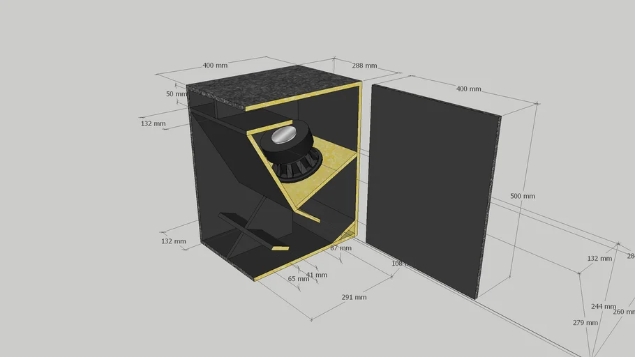 Band Pass Subwoofer Enclosure