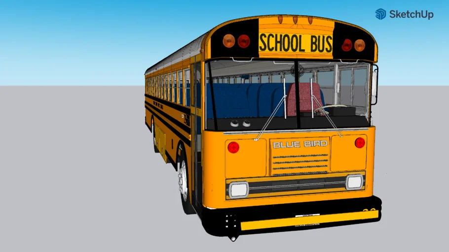 1997 Bluebird TC2000 RE Va Spec Bus 29 Subs Bus 711 Wilton