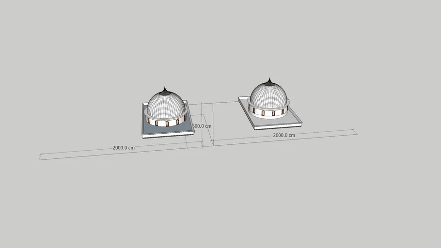 KUBAH KEMBAR | 3D Warehouse