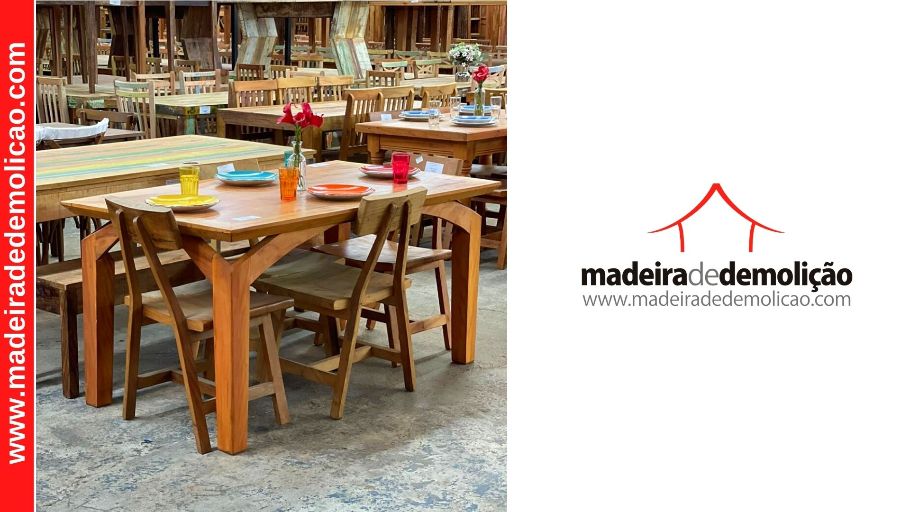 MESA DE MADEIRA - MESA RUSTICA - MONTANA 2,40M