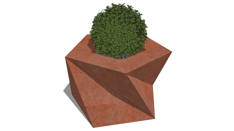 JARDINERA acero CORTEN