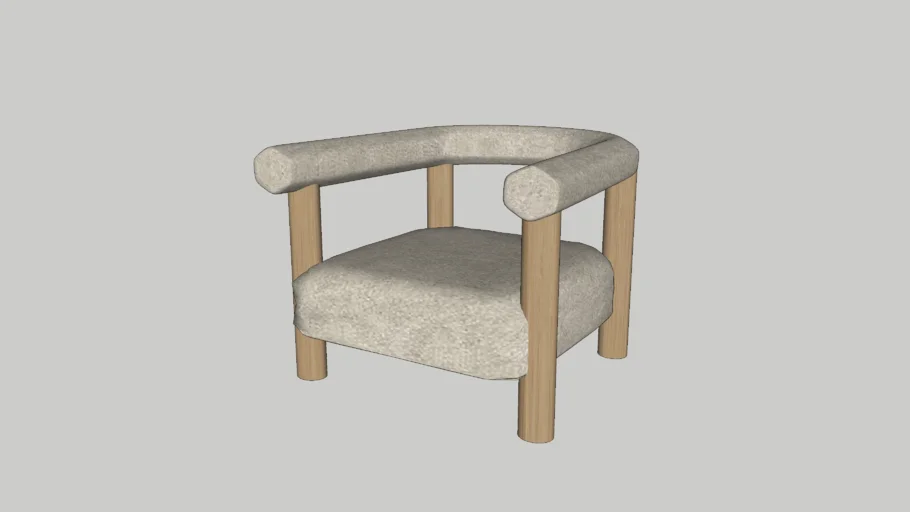 japandi lounge chair