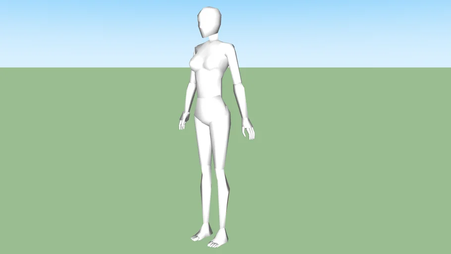 Positionable Female template V3 | 3D Warehouse