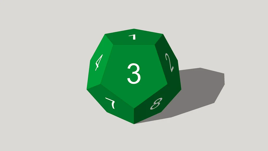 Dé à 12 faces/12-sided die
