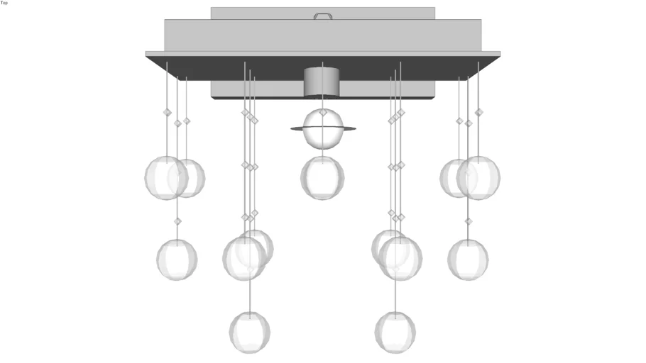 Wall chandelier