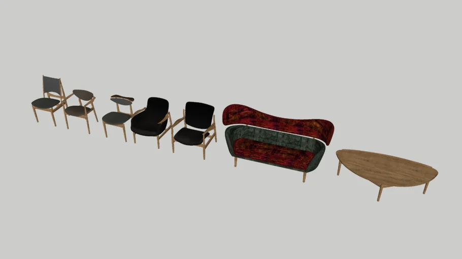 House of Finn Juhl Furniture Chair Sofa Table