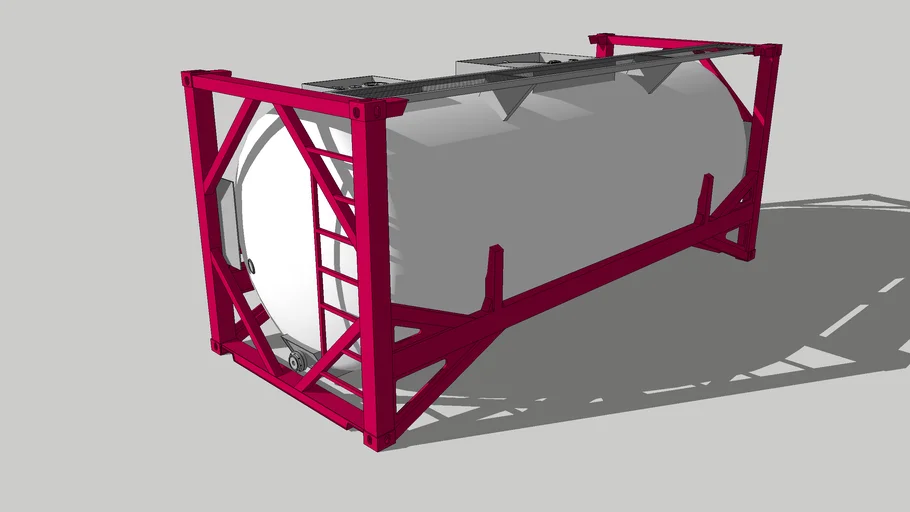 Gas/Liquid 20ft Chemical Container D - Tank Type C