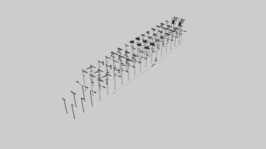 Japanese Power Poles