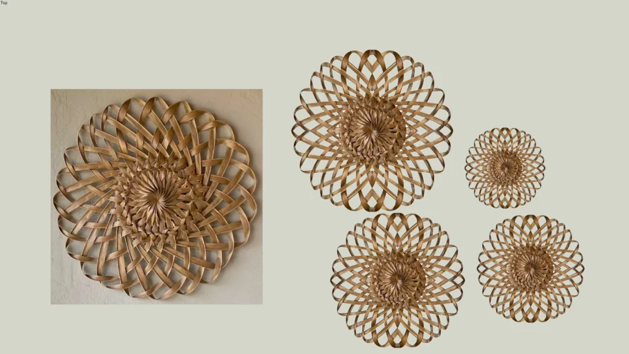 Mandala de Palha Retrobel