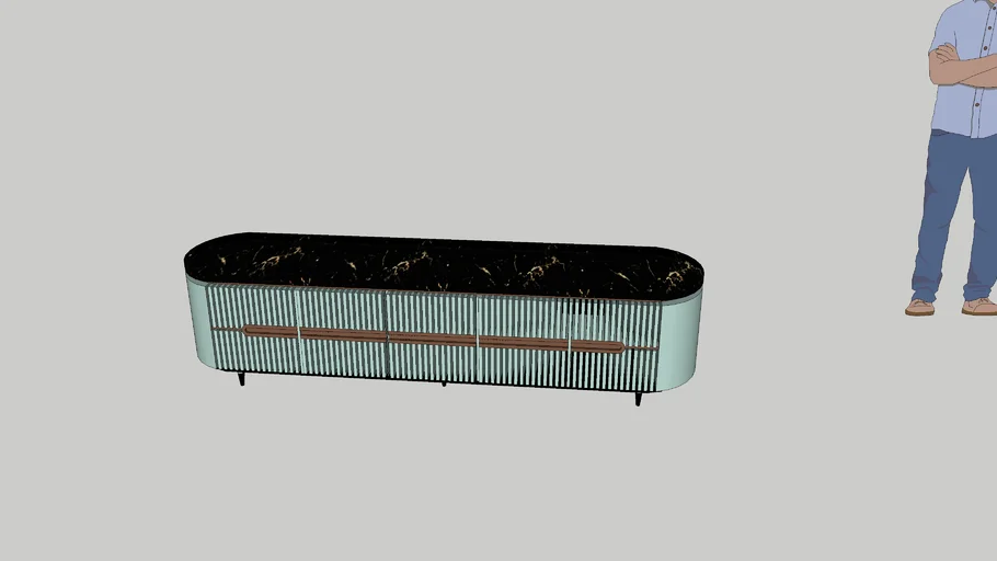 TV CONSOLE UNIT | 3D Warehouse