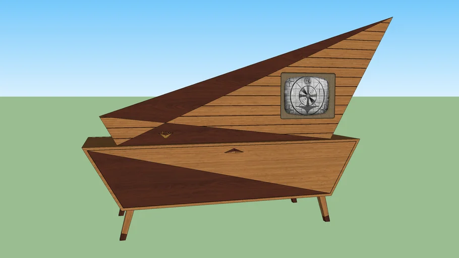 Mid Century KUBA Komet Television 