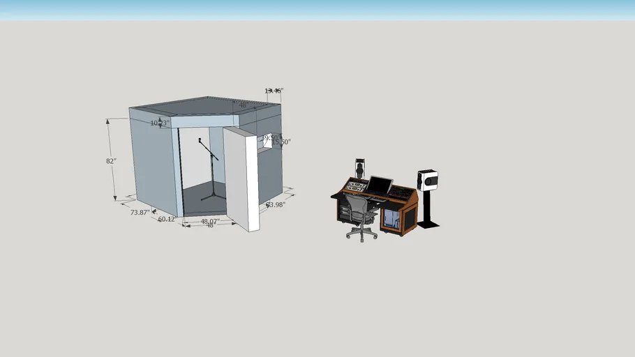 Vocal Booth Studio  (Update 2) (Full Room)