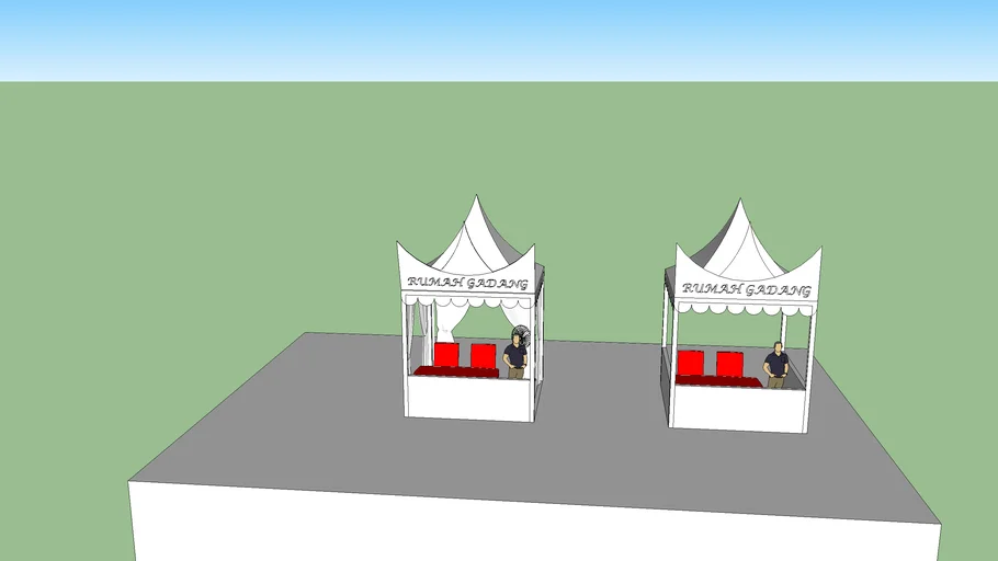 Tenda Festival Model Minang